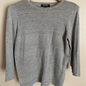 Gray sweater